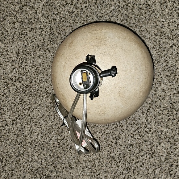 Threshold Small Elegant Round Earthy Tan Table Lamp Base - Picture 2 of 5